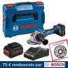 Meuleuse Sans Fil BOSCH Meuleuse X-LOCK 125mm 18V 8Ah GWX 18V-15SC - 06019H6501 1 Meuleuse Sans Fil BOSCH Meuleuse X-LOCK 125mm 18V 8Ah GWX 18V-15SC - 06019H6501 -Meuleuse Ponceuse Soldes bosch meuleuse x lock 125mm 18v 8ah gwx 18v 15sc 06019h6501