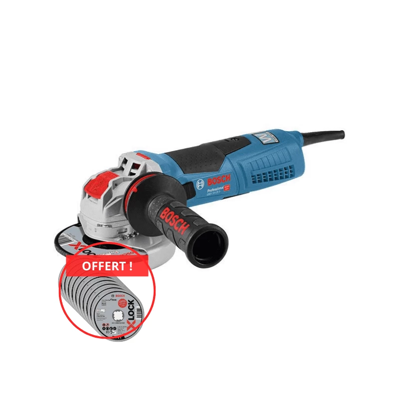 Meuleuse Ø 125 Mm BOSCH Meuleuse X-LOCK 125mm 1900W GWX 19-125S - 06017C8002 3 Meuleuse Ø 125 Mm BOSCH Meuleuse X-LOCK 125mm 1900W GWX 19-125S - 06017C8002