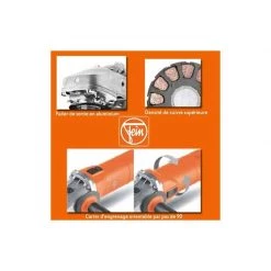 FEIN Meuleuse Ø 125 Mm 1500 W - WSG15-125P - 72217860000 7 FEIN Meuleuse Ø 125 Mm 1500 W - WSG15-125P - 72217860000 -Meuleuse Ponceuse Soldes fein meuleuse o 125 mm 1500 w wsg15 125p 72217860000 2