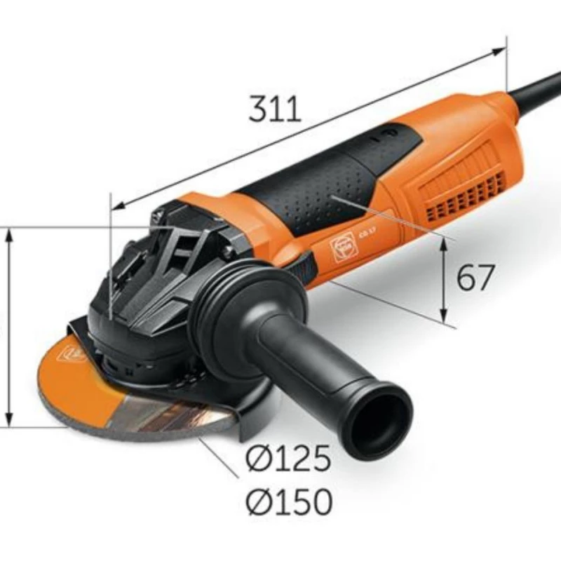 Meuleuse Ø 125 Mm FEIN Meuleuse Ø 125mm 1700W - CG 17-125 4 Meuleuse Ø 125 Mm FEIN Meuleuse Ø 125mm 1700W - CG 17-125 – Image 2