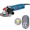 Meuleuse Ø 125 Mm PACK - BOSCH Meuleuse X-LOCK 125mm 1000W GWX 10-125 + 11 Disques -Meuleuse Ponceuse Soldes pack bosch meuleuse x lock 125mm 1000w gwx 10 125 11 disques