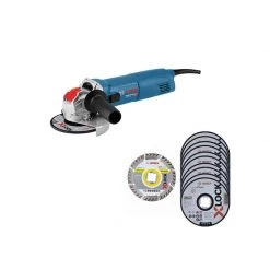 Meuleuse Ø 125 Mm PACK - BOSCH Meuleuse X-LOCK 125mm 1000W GWX 14-125 + 11 Disques