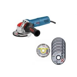 Meuleuse Ø 125 Mm PACK - BOSCH Meuleuse X-LOCK 125mm 900W GWX 9-125S + 11 Disques